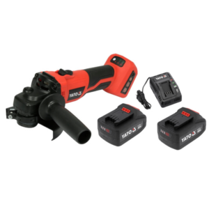 Szlifierka kątowa Yato bezszczotkowa 18 V 125 mm 2 x 4,0 AH