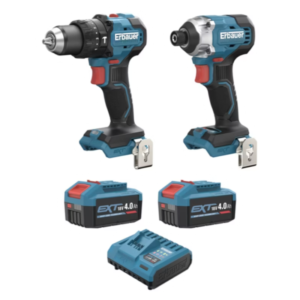 Wiertarko-wkrętarka + zakrętarka udarowa Erbauer G2 18 V 2 x 4,0 Ah