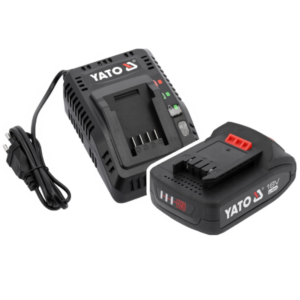 Zestaw do ładowania YATO ładowarka 18V Akumulator 2.0 AH 18 V