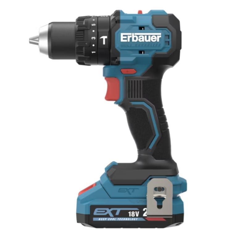 Wkrętarka wkrętarka Udarowa 75Nm Erbauer G2 2 x 2,0 Ah 18 V - obrazek 2